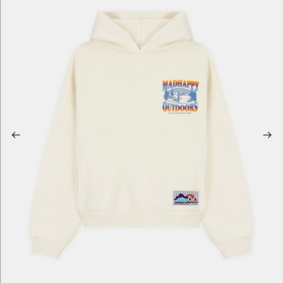 RARE MADHAPPY OUTDOORS SIDE POCKET HERITAGE HOODIE NWT - Picture 3 of 4